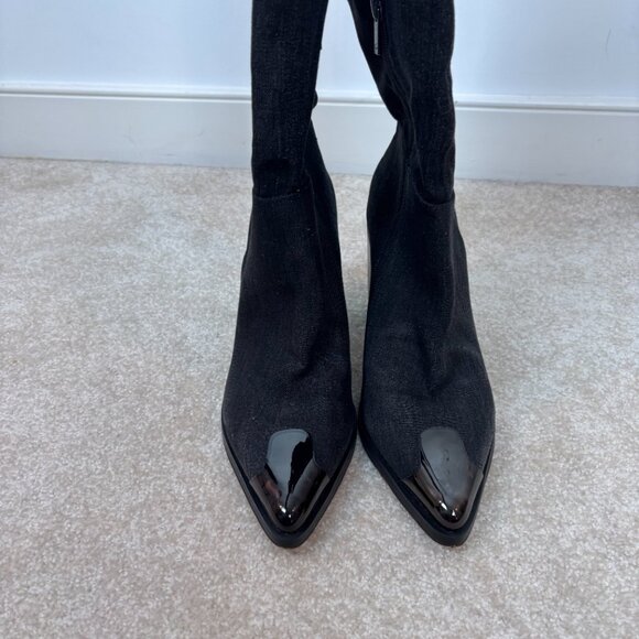 Jessica Simpson Bidemi Wash Effect Cap‎ Toe Over-the-Knee Boots in Gray Size 11M - Picture 8 of 12